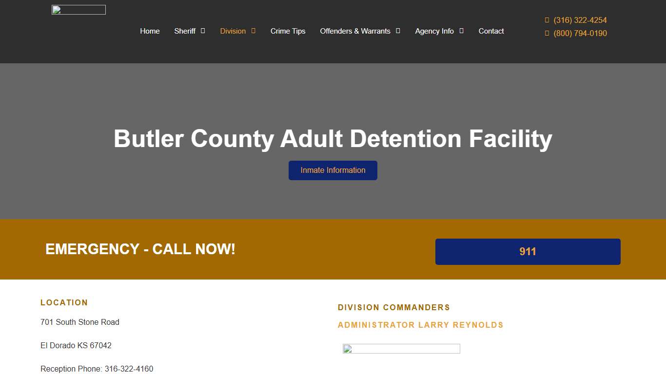 Butler County Sheriff | Detention Division